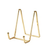 Supports de Présentation pour Assiettes – Présentoir Carré en Métal pour Assiettes, Cadre de Présentation, Chevalet Décoratif pour Assiettes, Plaques et Photos