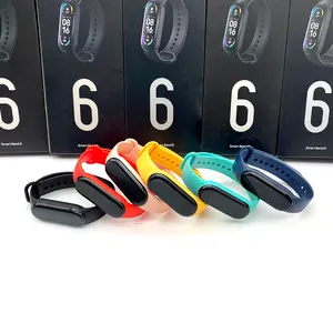 Amazon Hot Verkopen Smart Horloge M6 Pols Smartwatch Armband M5 Bloeddruk Sport Polsband Fitness M6 Smart Band 6