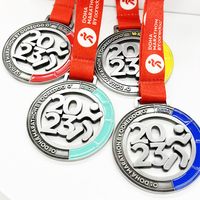 Médaille personnalisée Die-Cast Sports Day Award personnalisé en métal pour la conception de trophées mondiaux majeurs ou d'événements