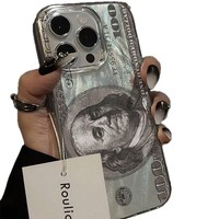 Coque de téléphone transparente à motif dollar américain créatif, nouvelle collection, en promotion, pour iPhone 18, 17 Air, 16, 15, 14, 13