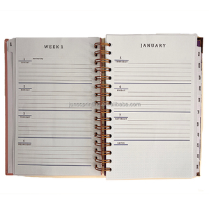 Carnet de notes personnalisé Junsc Music avec fermeture éclair, planificateur motivant, portefeuille de poche / grossesse 2026, carnet de notes, journal intime - Product Image 6