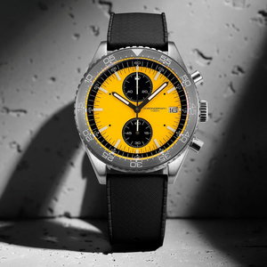 นาฬิกาควอตซ์ <span class=keywords><strong>VK61</strong></span>สแตนเลส10 ATM กันน้ำปรับแต่งโลโก้ได้ MOQ ต่ำ50ชิ้นต่อสีสำหรับผู้ชาย - Product Image 1