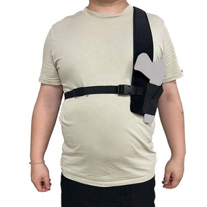 ユニバーサルショルダーホルスタークイックドローガンホルスター隠しキャリーアンダーアームアジャスタブルチェストホルスター - Product Image 1