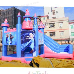 Château gonflable 5 en 1, château gonflable, <span class=keywords><strong>rose</strong></span> et bleu, pour filles, offre spéciale, haute qualité - Product Image 6