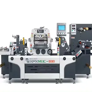 XPX MDC-330 mesin potong, mesin cetak datar kecepatan tinggi untuk IML label berperekat