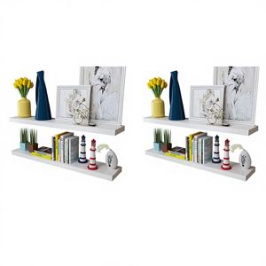 Juego de 4 Estantes Blancos para Pared y Exhibición de 39.4'' Modelo D0100HE7IXY - Product Image 1