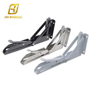 Jingrongda nhiệm vụ nặng nề treo tường nổi dấu ngoặc k loại thép không gỉ kim loại có thể gập lại Kệ khung - Product Image 3