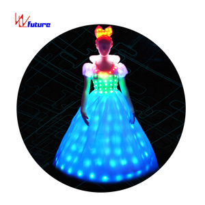 Abito <span class=keywords><strong>da</strong></span> <span class=keywords><strong>Principessa</strong></span> Luminoso a LED di Alta Qualità e <span class=keywords><strong>Costume</strong></span> <span class=keywords><strong>da</strong></span> Ballo <span class=keywords><strong>per</strong></span> Ragazze, Abbigliamento Luminoso <span class=keywords><strong>per</strong></span> Spettacoli - Product Image 1