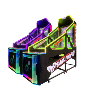 Máquina de Juego Arcade de Baloncesto <span class=keywords><strong>NBA</strong></span>, Operada con Monedas, Metálica, para Adultos, Adolescentes y Jóvenes, 1 Jugador, en Inglés, para Parques de Diversiones - Product Image 2