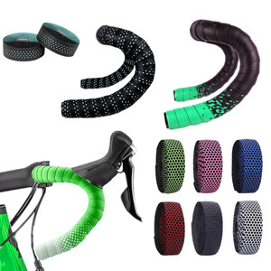 カスタムサポートされている<span class=keywords><strong>EVA</strong></span>レーシングサイクリングロード自転車ハンドルバーグリップバンドPUハンドルバーグリップテープ自転車ハンドル用 - Product Image 2