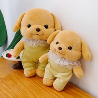 Boneka Anjing Lucu Berbagai Ukuran, Hadiah Ulang Tahun, Hadiah Liburan, Mainan Penghibur, Mainan Mesin Cakar, Hadiah Pasangan, Dekorasi