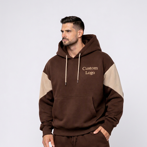 Conjunto Deportivo de Alta Calidad, Sudadera con Capucha y Pantalones Anchos, Personalizado, Tejido Grueso, MOQ Bajo, Felpa Técnica, para Hombre - Product Image 3