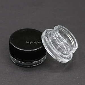 Cao Cấp 3Ml 5Ml <span class=keywords><strong>7Ml</strong></span> 9Ml Mini Vòng Màu Đen Glass Eye Kem Lọ Với Màu Đen Nắp Nhựa Sang Trọng Tập Trung Mỹ Phẩm Container - Product Image 4