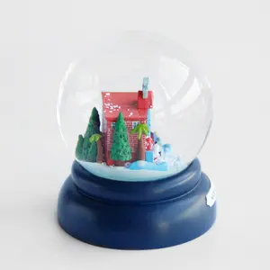 New Customized Resin Material Large Snow Globe For Home DIY Decoration As Gift