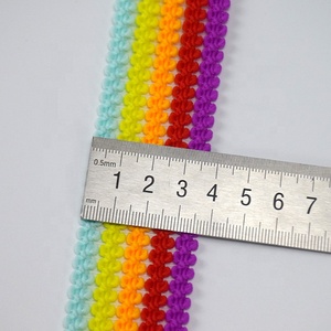 Gaun anyaman elastis renda 5 baris kustom pabrik JC dan pita dekorasi jahit pakaian - Product Image 5