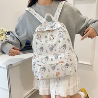 Tas Ransel Remaja Perempuan Gaya Jepang 2025, Cocok untuk Instagram, Bahan Nilon, Lapisan Poliester, Trendi, Serbaguna, Kapasitas Besar, untuk Kuliah