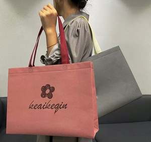 Sac de courses en tissu non tissé, écologique, réutilisable, avec poignées, pour la promotion - Product Image 2