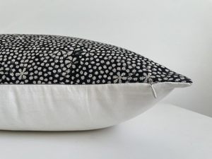 Taie d'oreiller en lin à pois noir-blanc motif élégant pour <span class=keywords><strong>canapé</strong></span> salon décor moderne maison mise à niveau Look <span class=keywords><strong>tendance</strong></span> - Product Image 5