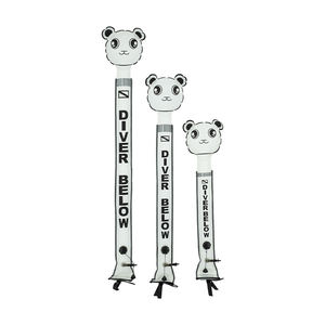 Signal de plongée sous-marine personnalisé à trois éléphants style animal bouée SMB flotteur avec valve de ventilation, gonfleur oral, tuyau basse pression - Product Image 3