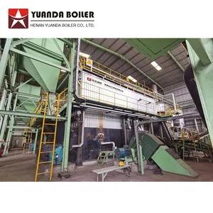10 ton palm oil shell fiber fired steam boiler for palm oil mill