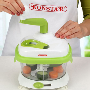 Wholesale Plastic Double Blade Rotary Steel <b>Vegetable</b> Peeler Multifunction Food <b>Chopper</b> and Mixer - Product Image 6