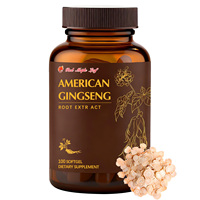 Cápsulas de Ginseng Americano - Suplemento Deportivo, Alto Contenido de Ginsenosidos, Anti-Fatiga, Recuperación Post-Entrenamiento y Aumento de la Energía