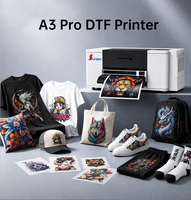A3 DTF/DTG Printer XP600 Nieuwe Volledig Automatische Mobiele Printmachine voor T-shirts, Fabrieksprijs voor Kleine Bedrijven