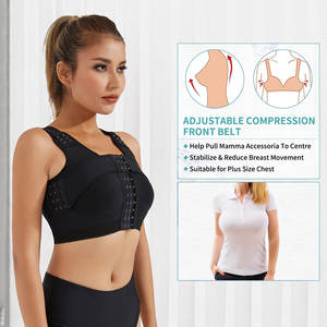 <span class=keywords><strong>Wonderfit</strong></span>-Sujetador de compresión transpirable para mujer, moldeador de cuerpo para operaciones de pecho, fajas colombianas - Product Image 6