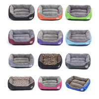 Canapé-lit pour chien de haute qualité, respirant, double usage, lit pour animaux de compagnie double face, accessoires, nid pour chien, grand lit rectangulaire pour animaux de compagnie, lit pour chat
