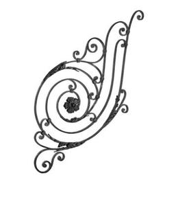 Éléments en <span class=keywords><strong>fer</strong></span> <span class=keywords><strong>forgé</strong></span> 760 mm de haut 835 mm de large Grand panneau décoratif à rainures pour portail clôture garde-corps balustrade - Product Image 1