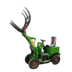 Mini Wheel <span class=keywords><strong>Loader</strong></span> Listrik untuk Kebun, Penggerak 4 Roda Listrik, Front End <span class=keywords><strong>Loader</strong></span> Listrik, Mesin Pembersih Salju - Product Image 4