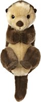 Jouet Animal en peluche Kawaii, Simulation réaliste, personnalisé, marron, loutre de mer, doux