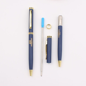 Promotion Popular Souvenir Top Quality Logo Printed Hotel Metal Ball <b>Pen</b> With Logo - Product Image 3