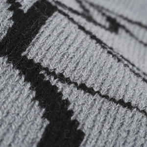 Unisex Hoge Kwaliteit Wollen Winterhoed Gepersonaliseerde Spinnenweb Gebreide Muts Cross Border Print Warm Katoen Hoofdloze Hoed Strand Gebruik - Product Image 5