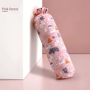 Almohada cilíndrica antivuelco para bebé, cojín de algodón suave con trigo sarraceno para soporte de cuello y posicionamiento de espalda - Product Image 4