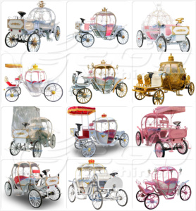XCEGO 2026 Carroza Eléctrica de Lujo con Relieve Navideño, Cómoda, Estilo Europeo, para Bodas y Turismo, Modelo Calabaza, de Henan - Product Image 4