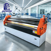 Machine à cintrer les tôles asymétriques très vendue, machine à cintrer les tôles en acier à trois rouleaux pratique