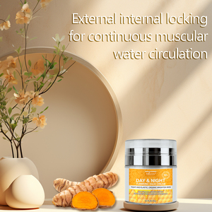 Crème éclaircissante pour le visage <span class=keywords><strong>à</strong></span> la vitamine C et au curcuma avec huile essentielle, élimination des taches brunes - Marque privée, peau normale, 60 g, pour femmes adultes - Product Image 4