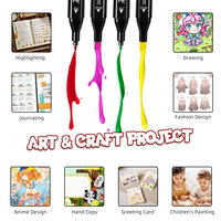 Marqueur d'art Fournitures 80 168 262 Couleurs Marqueurs à base d'alcool Ensemble de peinture artistique Marqueurs à double pointe pour stylos de coloriage d'artiste