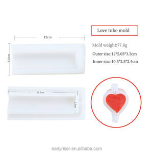 قوالب أنبوبية من السيليكون على شكل موس مبكر الارتفاع بطول 12 سم قوالب صابونية للأطفال قوالب مربعة ومستديرة للكعك والساندوتشات يمكن تصنعها بنفسك - Product Image 4