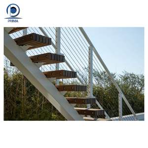 PRIMA <span class=keywords><strong>Escalier</strong></span> en marbre de pierre Escaliers droits Usine Support de quille d'intérieur personnalisé <span class=keywords><strong>Escalier</strong></span> en bois de maison moderne de luxe - Product Image 6