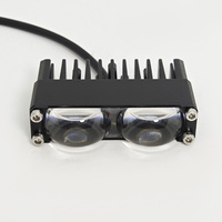 Lentille de phare de voiture la plus vendue de l'usine, projecteurs LED à 3 perles haute luminosité pour motos et véhicules tout-terrain