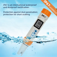 pH-mètre numérique en plastique pour stylo, testeur de température, étanche, étalonnage automatique, portable, Hm PH200