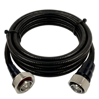 Cable coaxial flexible L29-J-1/2 Flex-4.3-10-K al por mayor, cable coaxial flexible de 1/2 pulgada, conector macho 7/16 DIN a conector hembra Mini DIN 4.310