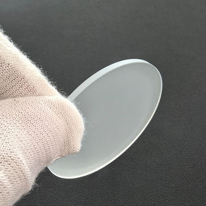 Personalizado redondo quartzo vidro discos uv luz transmitância sintético fundido sílica fosco vidro lente - Product Image 2