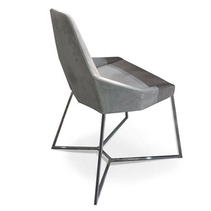 Velvet Leather Design White <b>Dining</b> <b>Chair</b> Luxury Modern Italian <b>Dining</b> <b>Chairs</b> Modern Luxury DC-0085 Luxury <b>Dining</b> <b>Chairs</b> DC-0085 - Product Image 4