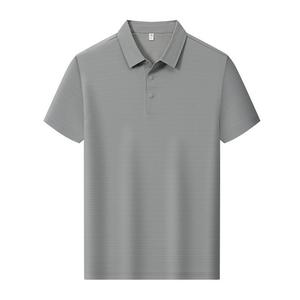 Camisa Polo Azul Marino de Poliéster de Secado Rápido para Trabajo y Uso Diario, Manga Corta, Color Sólido - Product Image 4