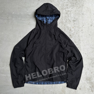 Veste de pluie imperméable réversible à double face à carreaux personnalisée pour homme, fabriquée par un fabricant de vêtements d'extérieur - Product Image 4