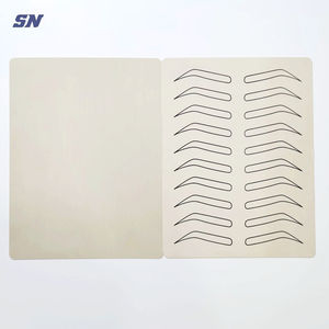 Tapis d'entraînement en Silicone sans <span class=keywords><strong>encre</strong></span> pour la pratique du Microblading, couleur grise, 20x30, <span class=keywords><strong>tatouage</strong></span>, maquillage Permanent, apprentissage, Pmu, fournitures en Latex - Product Image 1