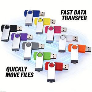 Memoria USB Personalizada con Logotipo, Nueva Unidad Flash USB Tipo C OTG Metálica Giratoria, Compatible con <span class=keywords><strong>2.0</strong></span>, 32 GB, 1 Año de Garantía - Product Image 3
